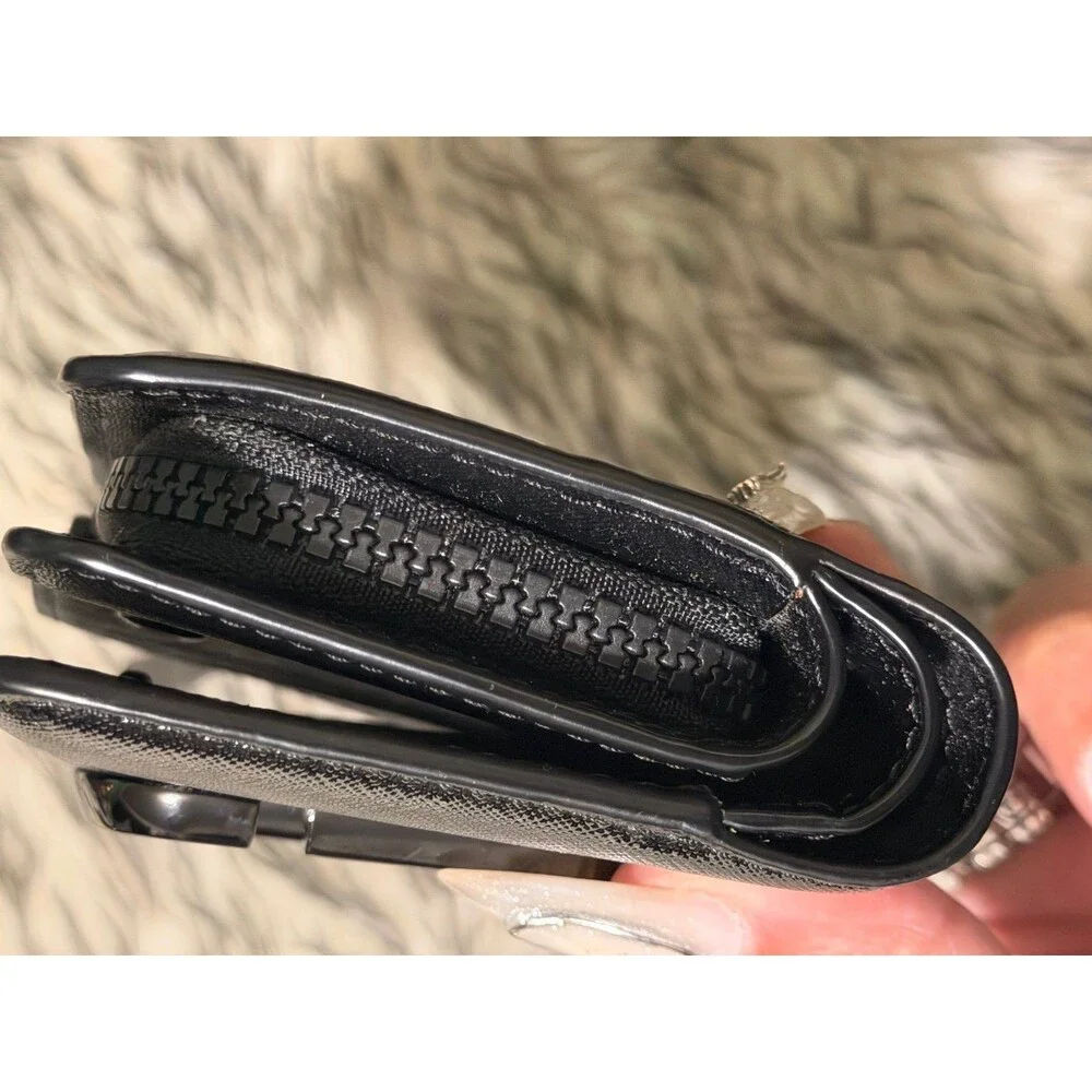 Marc Jacobs Snapshot Dtm Wallet - Black Saffiano Leather